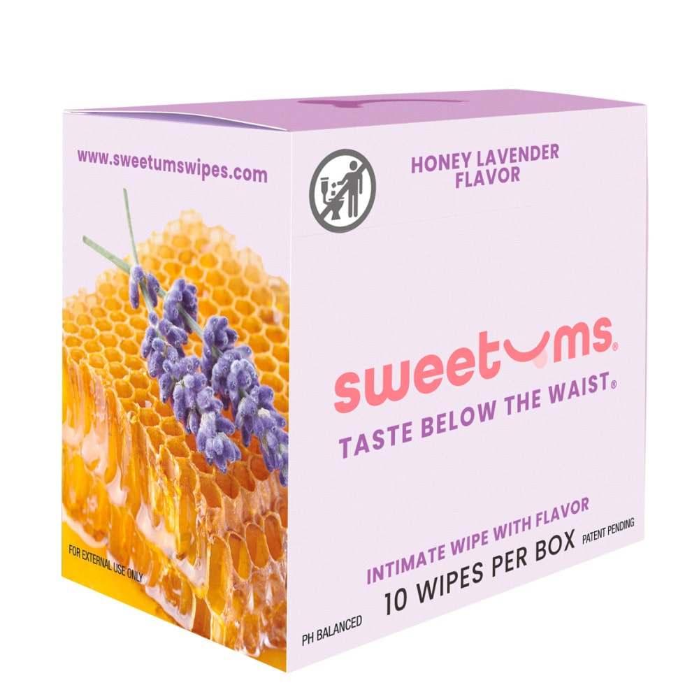 Sweetums Intimate Wipes Honey Lavender Flavor | Melody's Room