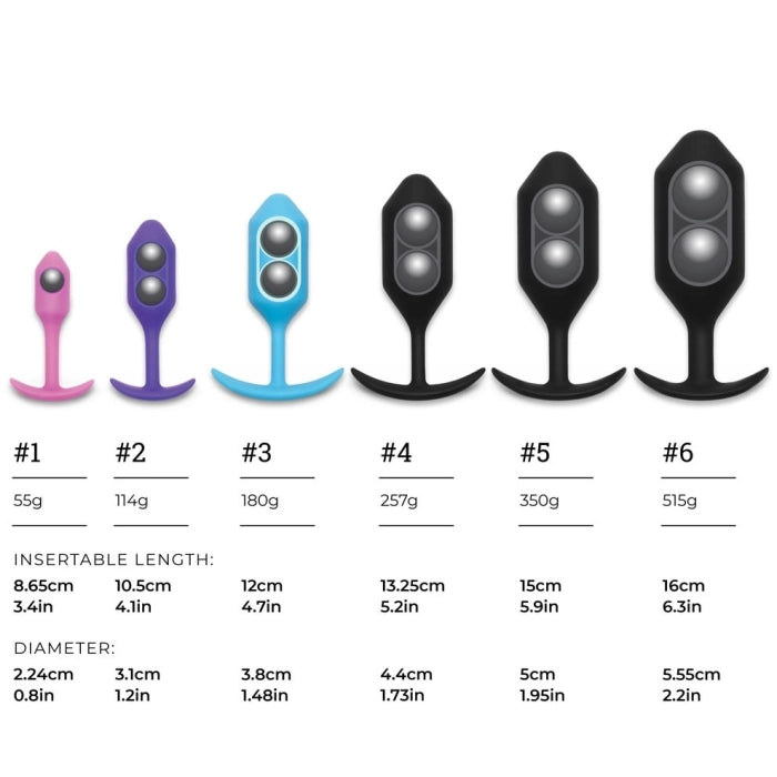 B-Vibe Purple Snug Plug 2 Anal Toy - Melody's Room