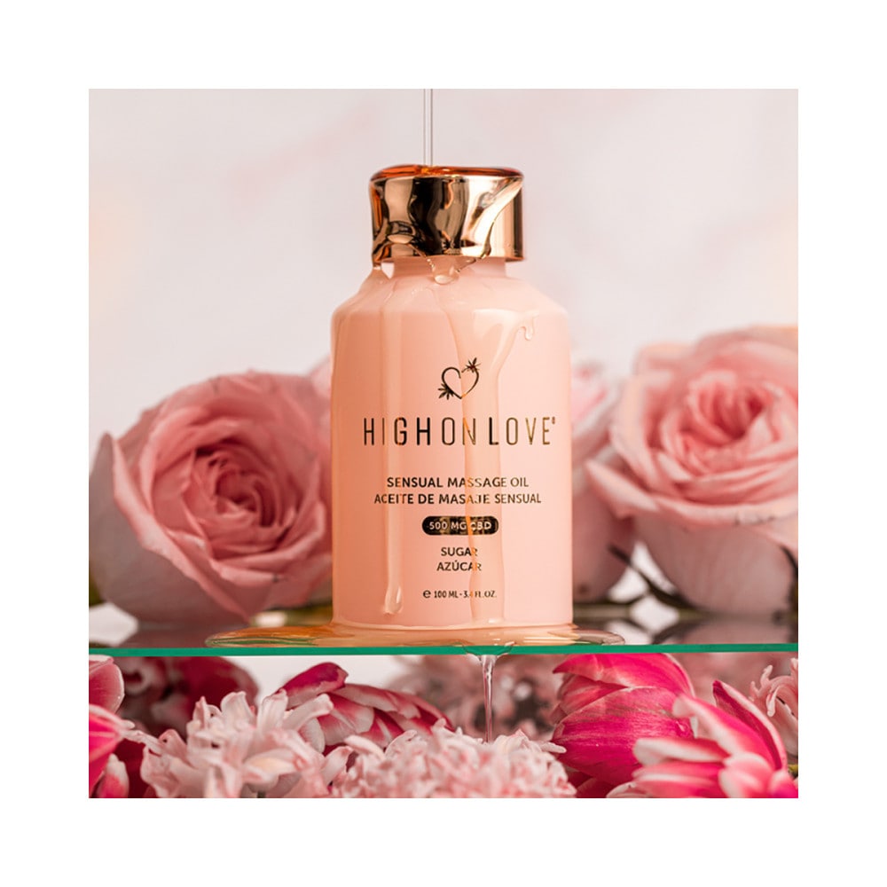 HighOnLove CBD Sensual Sugar High Massage Oil | Melody's Room