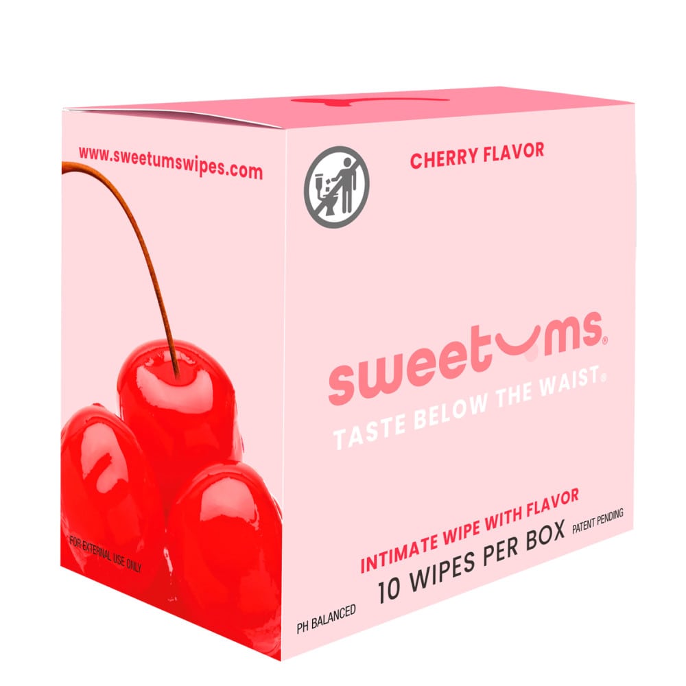 Sweetums Intimate Wipes Cherry Flavor | Melody's Room