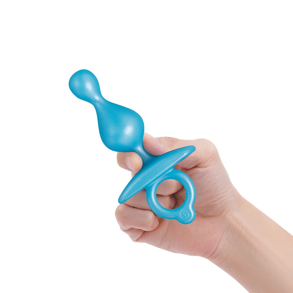 B-Vibe Butties Pop Beaded Silicone Plug | Melody's Room