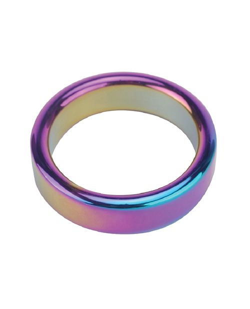 Plesur Stainless Steel Rainbow 2" Cock Ring Band | Melody's Room