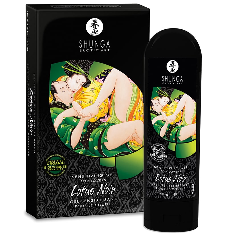 Shunga Lotus Noir Couples Sensitizing Gel | Melody's Room