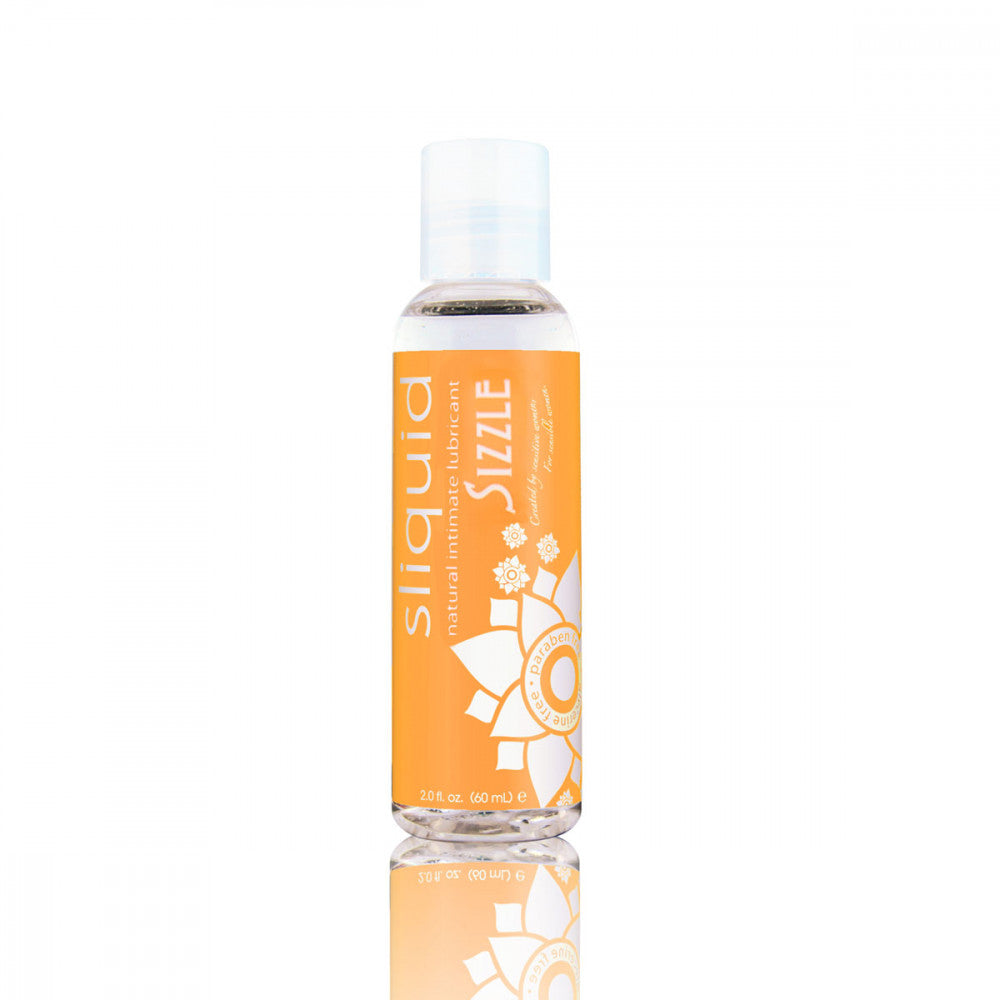 Sliquid Natural Sizzle Water Based Lubricant - Melody's Room