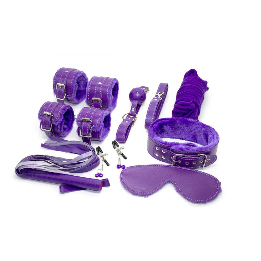 Plesur Company Everything Bondage Kit Purple - Melody's Room