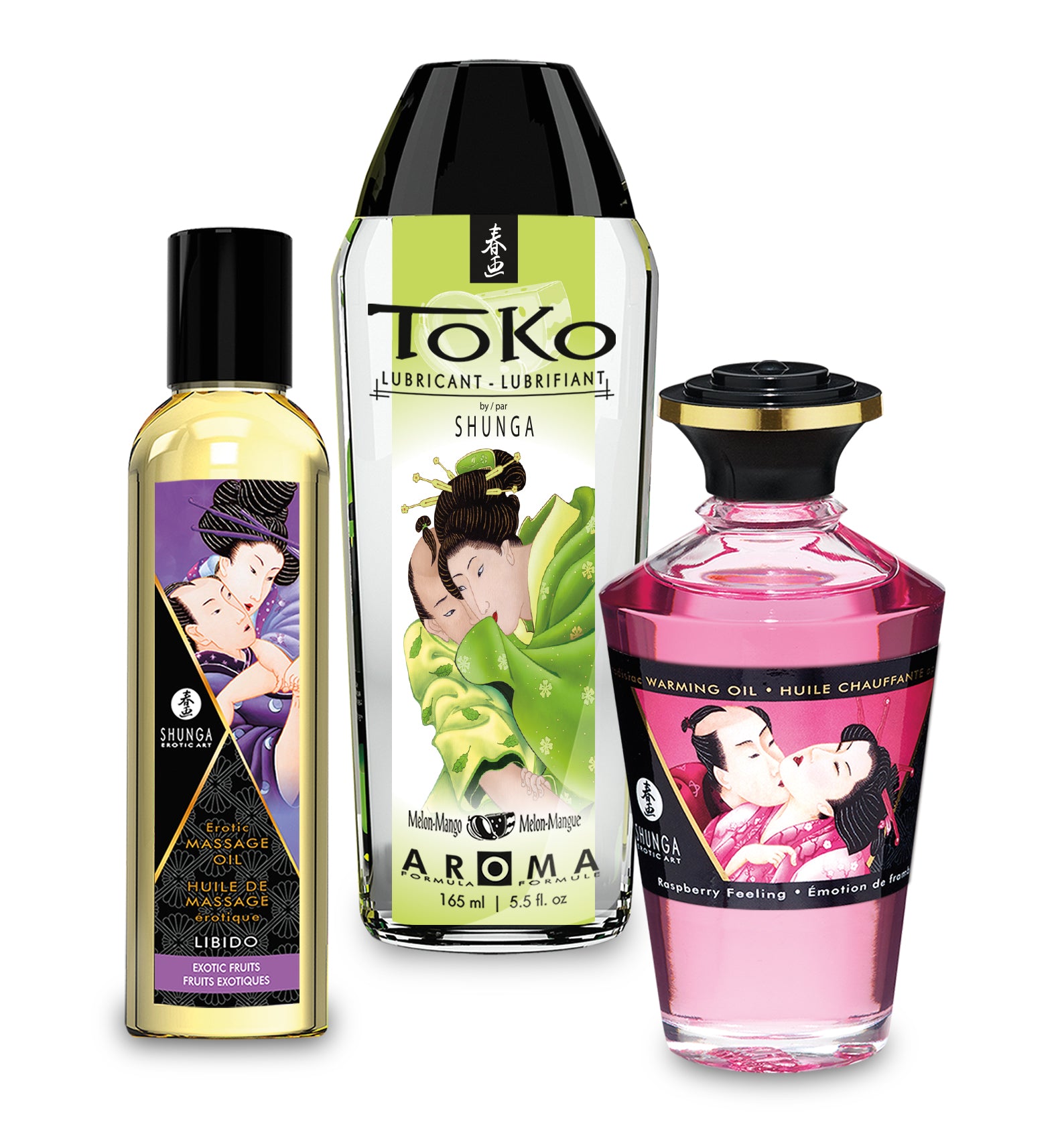 Shunga Fruity Kiss Massage and Lube Collection - Melody's Room