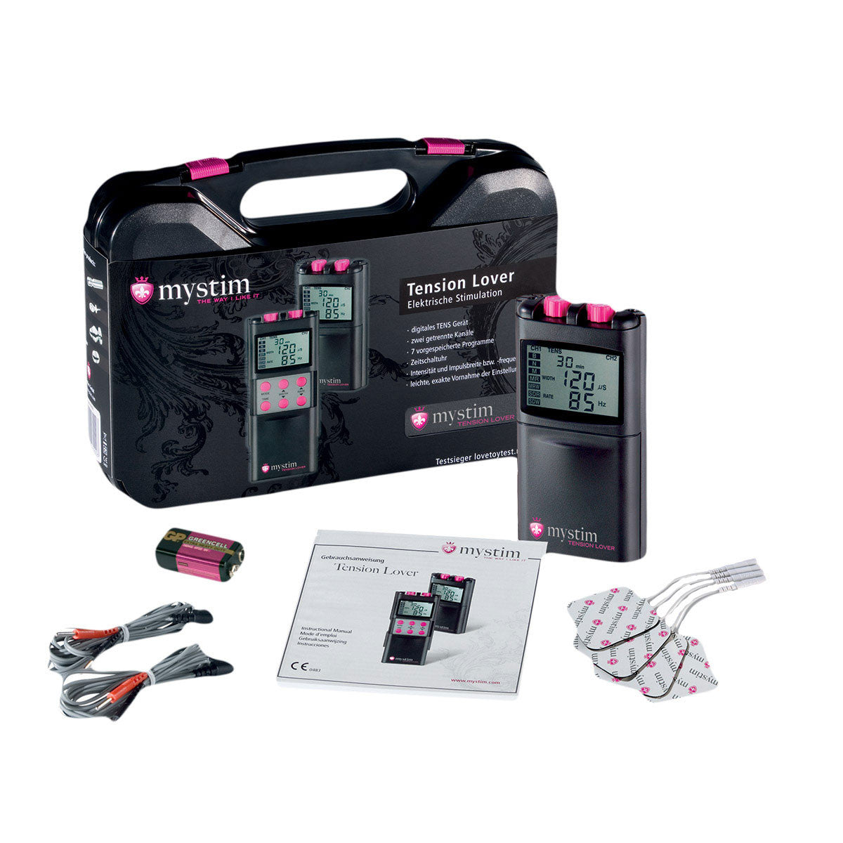 Mystim Tension Lover Digital Nerve Stimulator E-stim Unit in Melody's Room