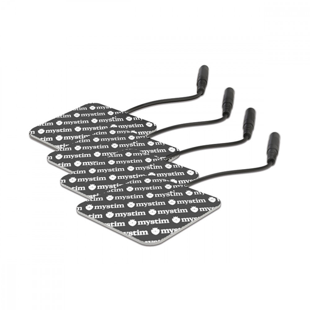 Mystim Electrodes 4pk, Square - Melody's Room E-stim