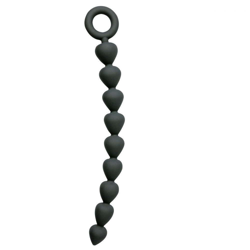 Sex & Mischief Black Silicone Anal Beads - Melody's Room