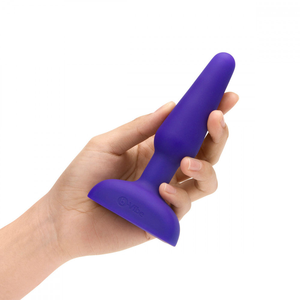 B-Vibe Purple Trio Butt Plug - Melody's Room