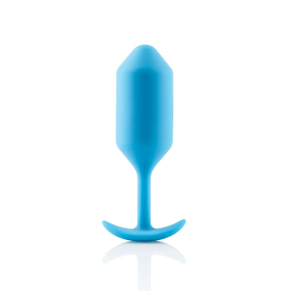 B-Vibe Snug Plug 3 Teal Wearable Anal Toy - Melody's Room