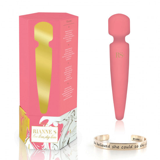 Rianne S Bella Coral Massager Wand and Bracelet (Packaging) - Melody's Room