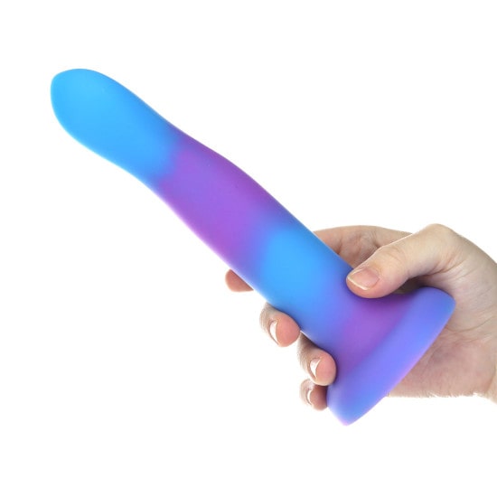 BMS Addiction Glow-in-the-Dark Purple Blue Rave 8" Dildo | Melody's Room