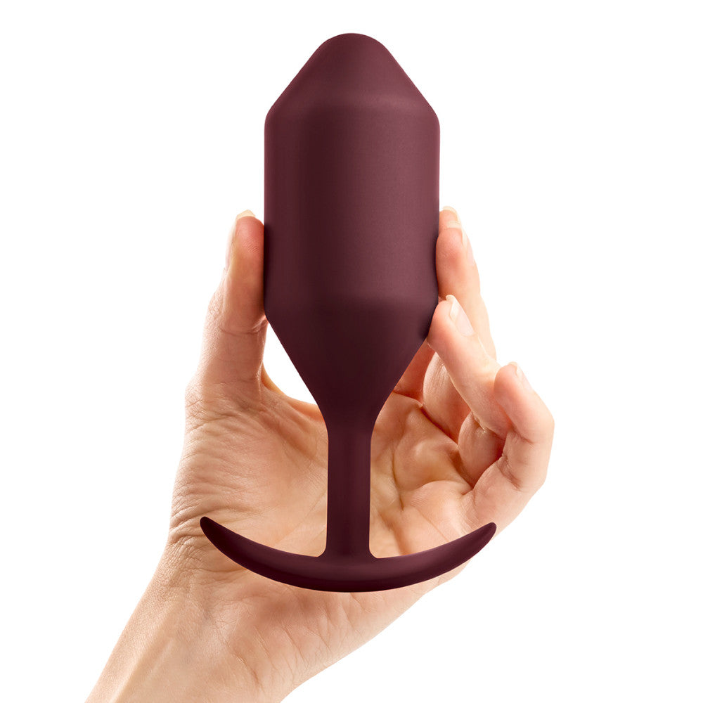 B-Vibe Snug Plug 5 XXL Black Advanced Anal Toy - Melody's Room