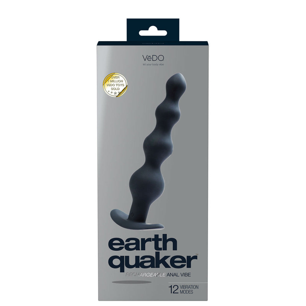 VeDO Black Earthquaker Anal Bead Vibe - Melody's Room