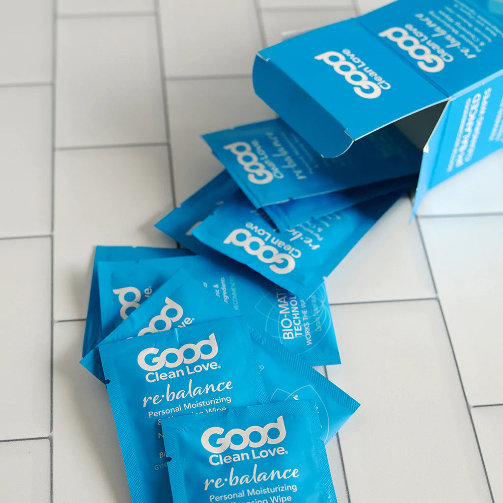 Good Clean Love Rebalance Cleansing Wipes 12 ct. - Melody's Room