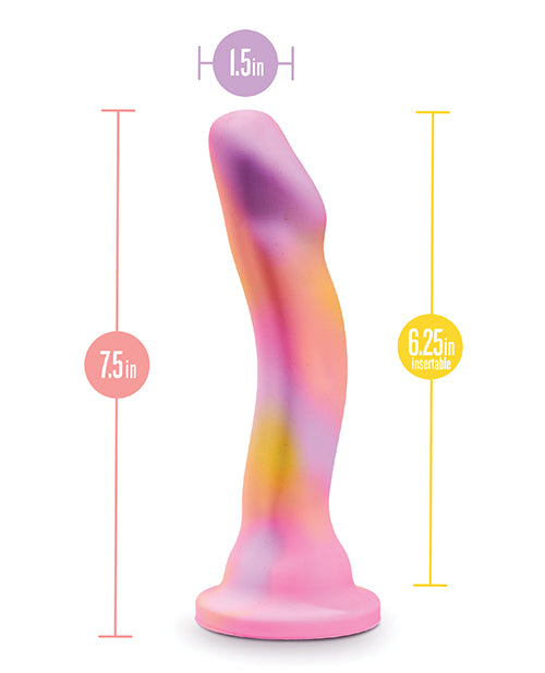 Avant Sun's Out Curved G-Spot 7.5" Dildo w/ Suction Cup Base - Melody's Room