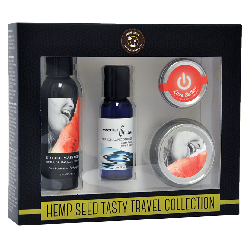 Earthly Body Hemp Seed Tasty Watermelon Travel Collection -  Melody's Room