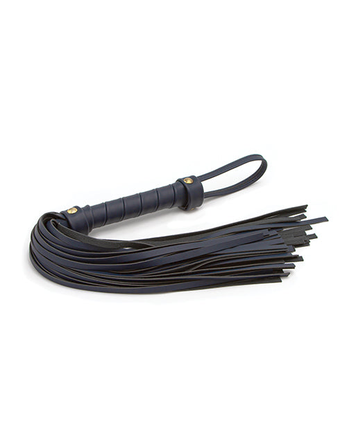 Bondage Couture Blue Vinyl Flogger - Melody's Room BDSM