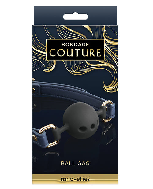 Bondage Couture Blue Ball Gag - Melody's Room