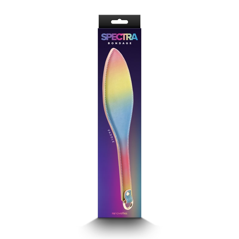 Spectra Rainbow Bondage Spanking Paddle | Melody's Room