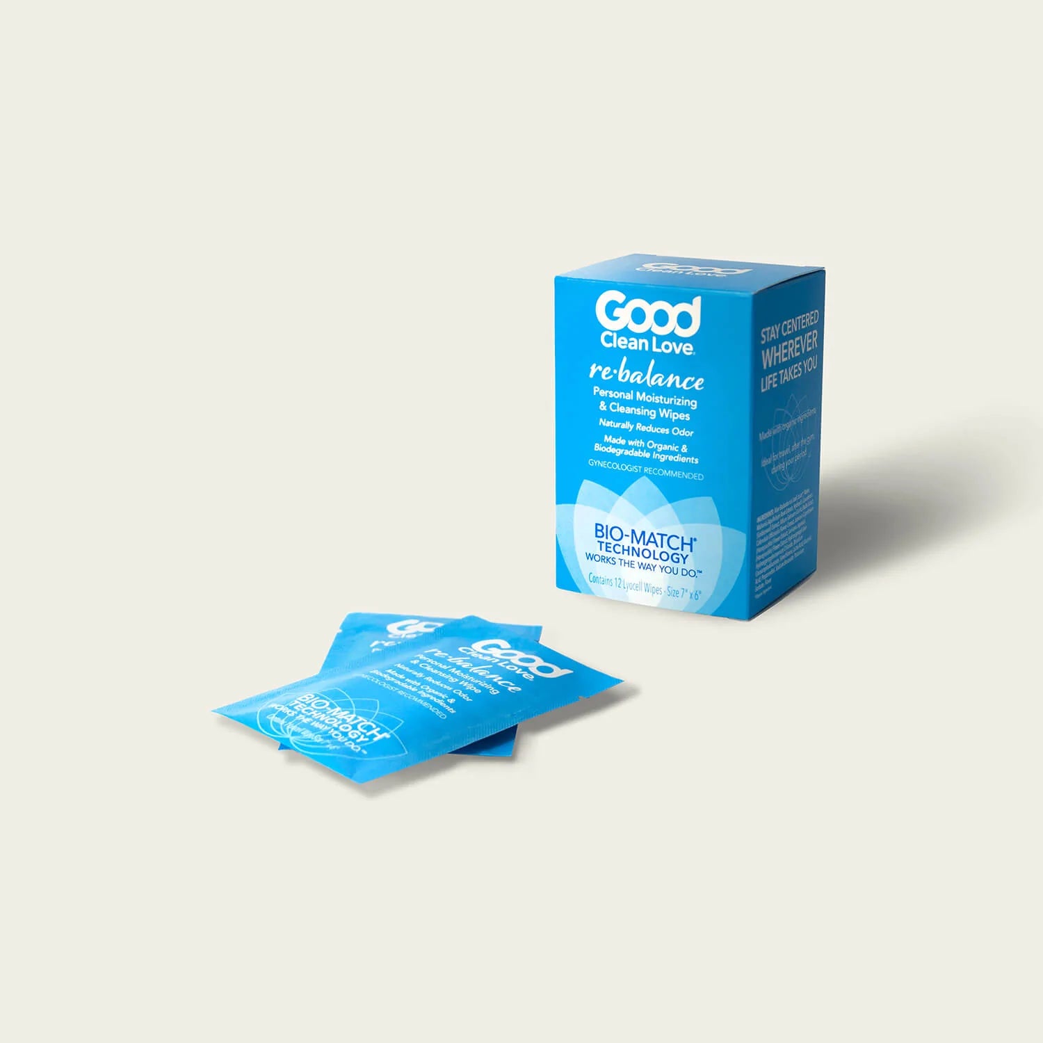 Good Clean Love Rebalance Cleansing Wipes 12 ct. - Melody's Room