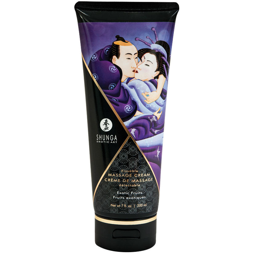 Exotic Fruits Shunga Kissable Massage Cream - Melody's Room Romance Collection