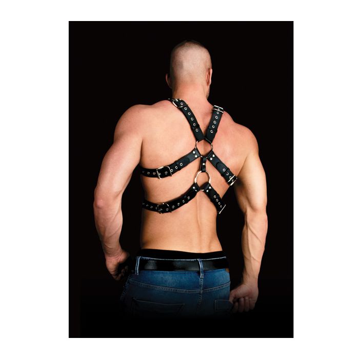 Shots Ouch Andreas Masculine Masterpiece Body Harness | Melody's Room