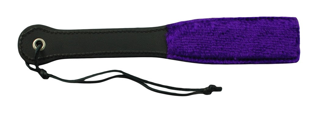 Spartacus 12" Faux Fur Purple Paddle - Melody's Room BDSM