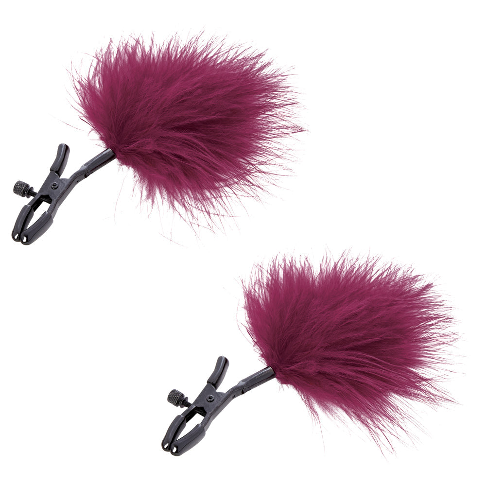 Enchanted Feather Nipple Clamps - Melody's Room BDSM