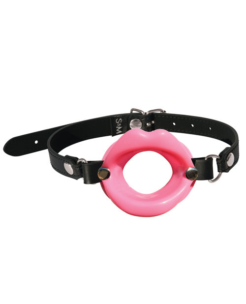 Silicone Lips Open Mouth Gag - Melody's Room