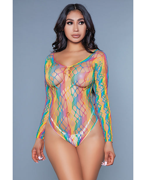 Be Wicked Rainbow Bodysuit Lingerie - Melody's Room