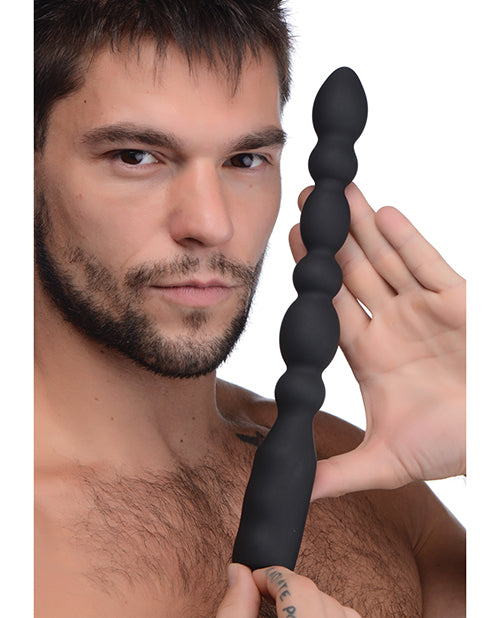Master Series 10x Viper Silicone Anal Beads Vibrator - Melody's Room