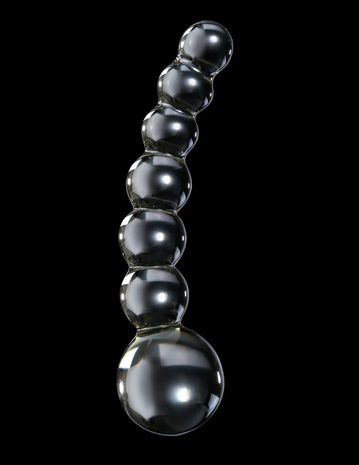 Icicles No. 66 Glass Beaded Anal Dildo | Melody's Room