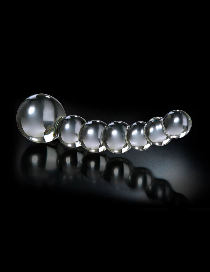 Icicles No. 66 Glass Beaded Anal Dildo | Melody's Room