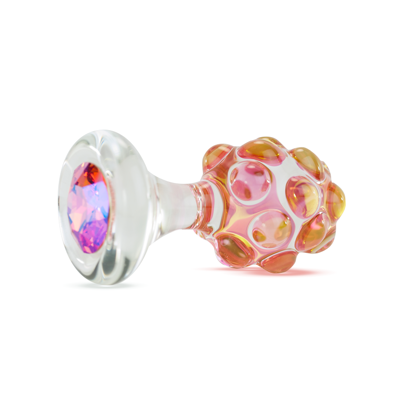 Pineapple Delight Plug w/ Pink Crystal - Melody's Room